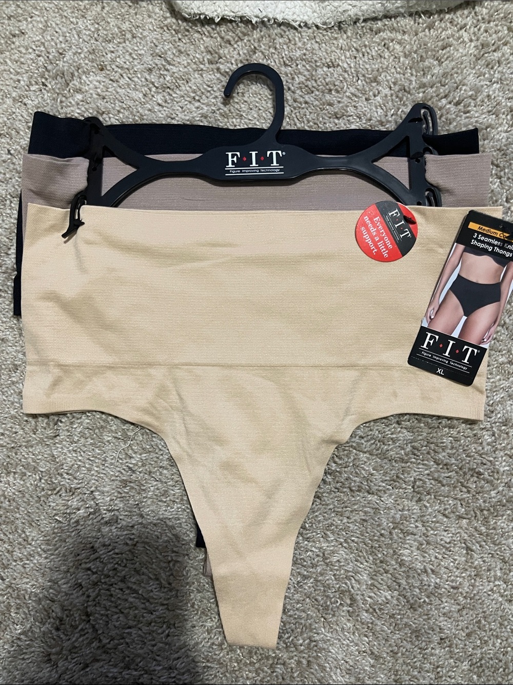 NWT- F.I.T.- XL. 3 Shaping Thong